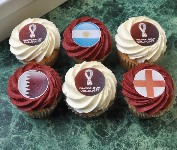 World Cup Flag Cupcakes - Image 2